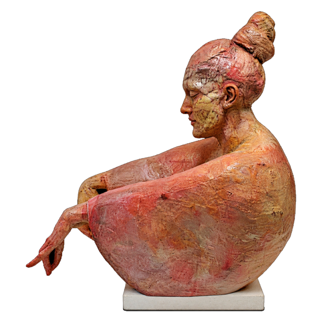 Escultura policromada de Laia Pla